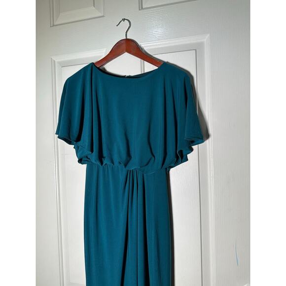 BHLDN Green Anthropologie Lena Jersey Blouson Maxi Gown Dress Size 0 - Picture 3 of 10